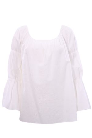 Cotton tunic with embossed effect FEDERICA TOSI | FTE21BL064OPP00460001